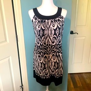 Black & white Midi dress